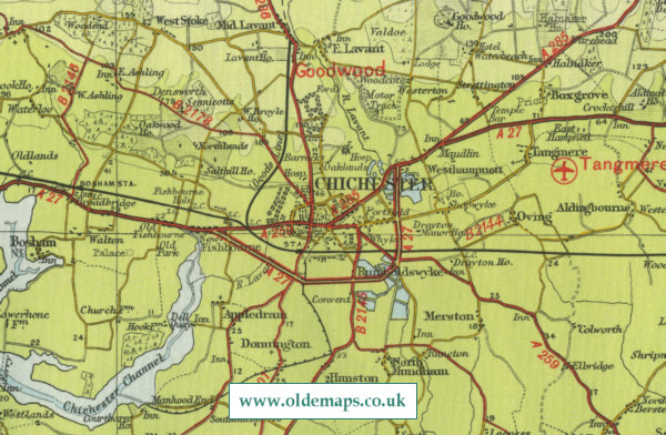 Chichester Map