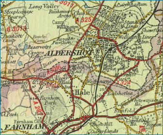 Aldershot Map