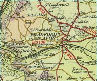 Bradford-on-Avon Map