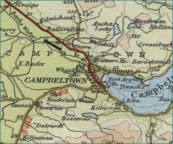 Campbeltown Map
