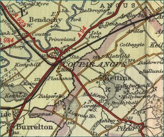 Coupar Angus Map