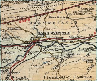 Haltwhistle Map