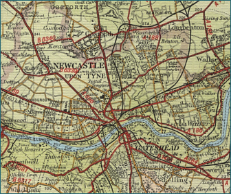 Newcastle Map