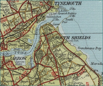 South Shields Map