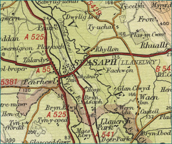 St Asaph Map